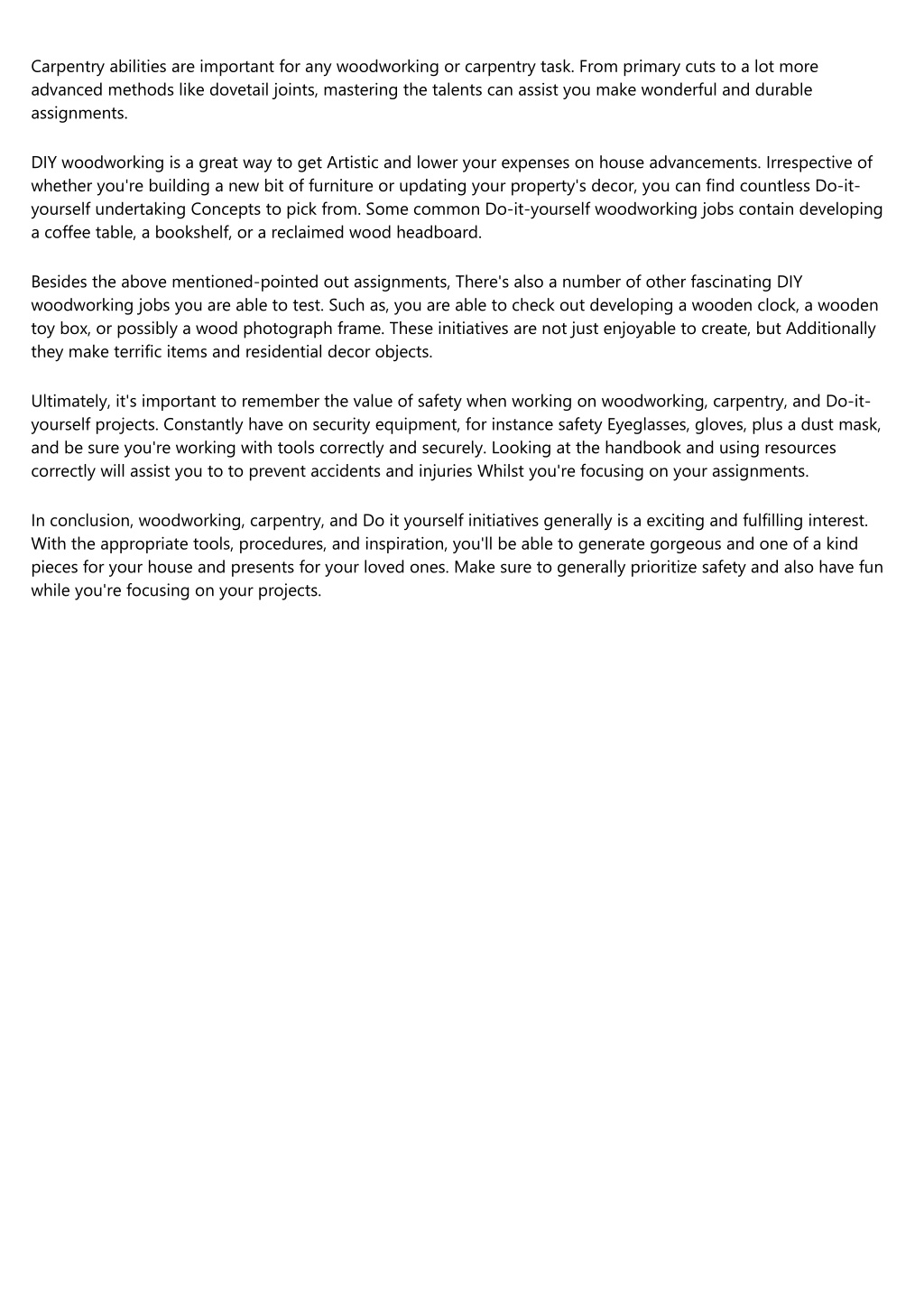 PPT The Ultimate Guide to Woodworking, Carpentry, and DIY Projects