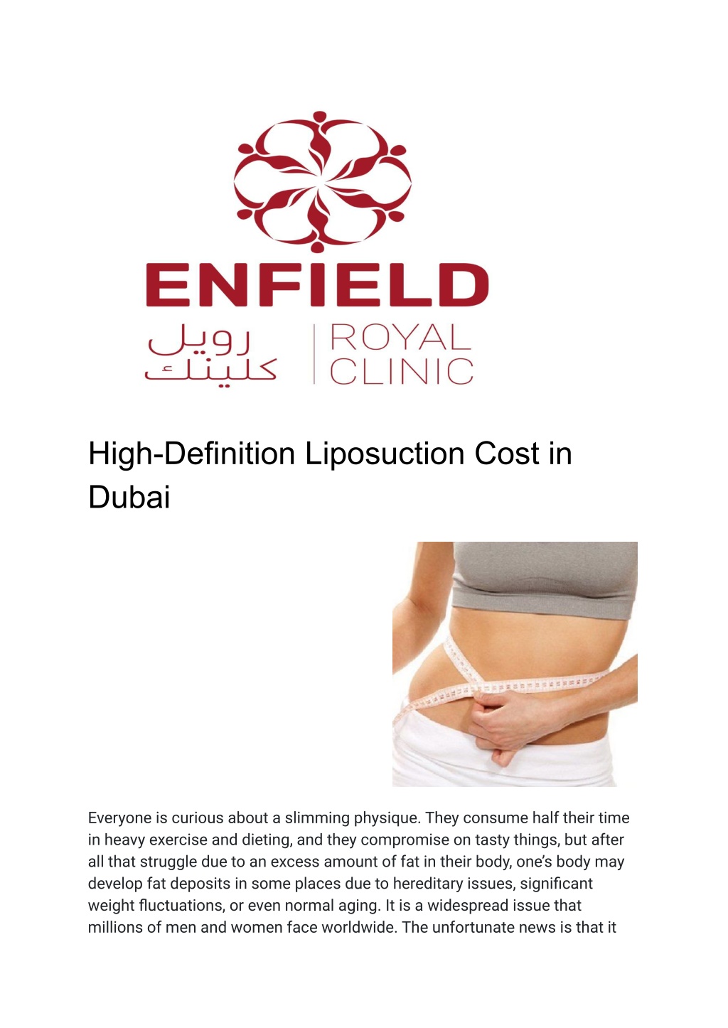 Ppt High Definition Liposuction Cost In Dubai Powerpoint Presentation