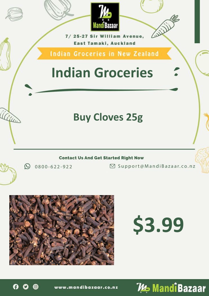 PPT Buy Cloves 25g Mandi Bazaar PowerPoint Presentation, free