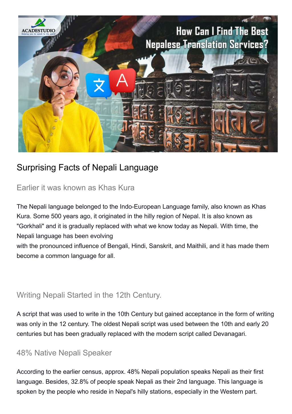 presentation nepali language