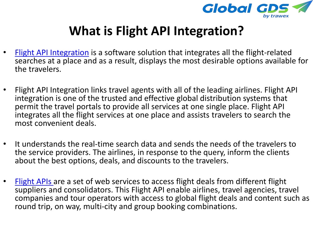 PPT - Flight API Integration PowerPoint Presentation, free download ...