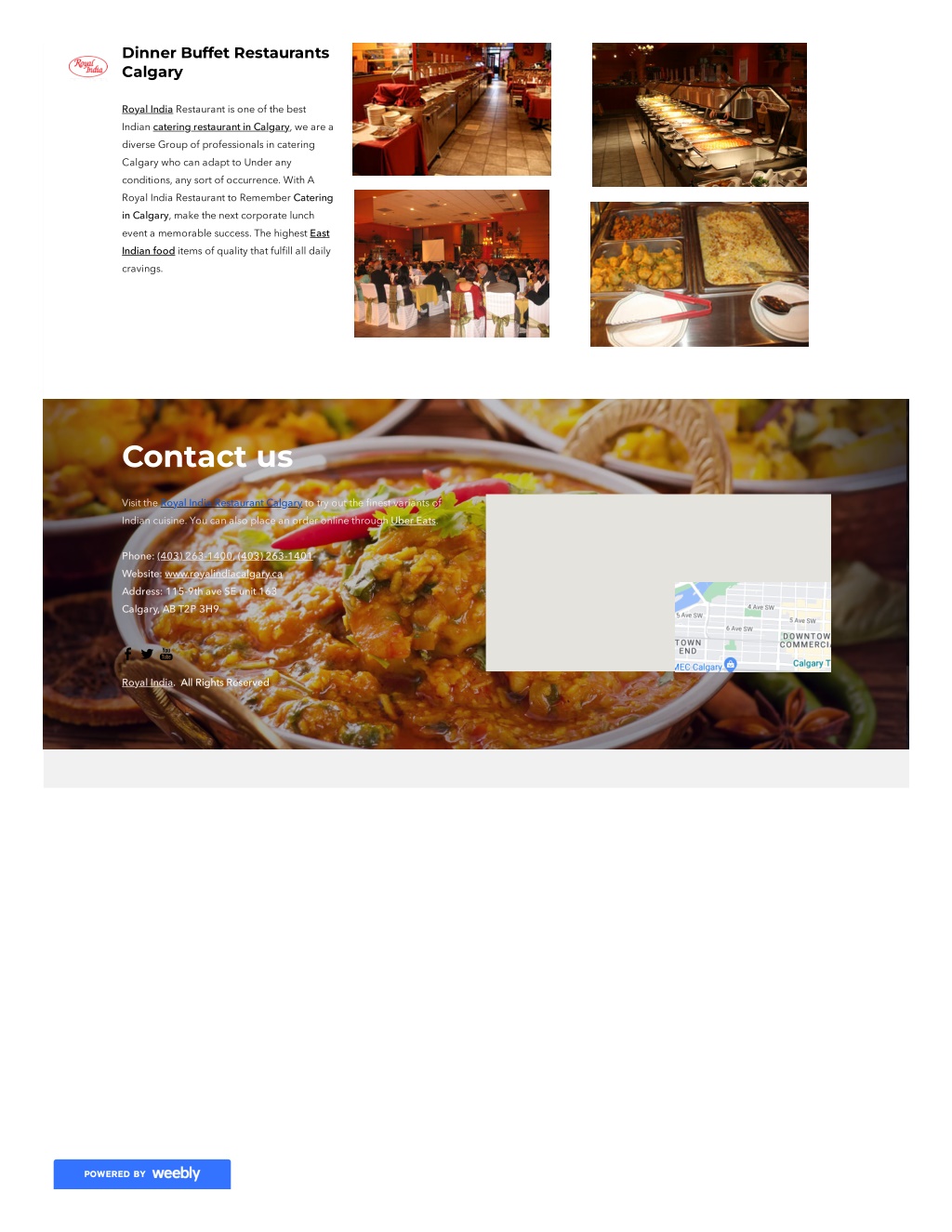 PPT Indian Restaurants Calgary, Indian Food Downtown Calgary