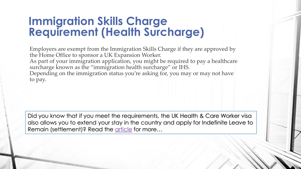 PPT - Requirements For A UK Expansion Worker Visa PowerPoint ...