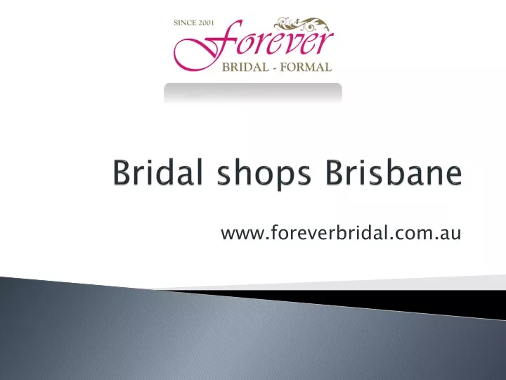 PPT Bridal shops Brisbane PowerPoint