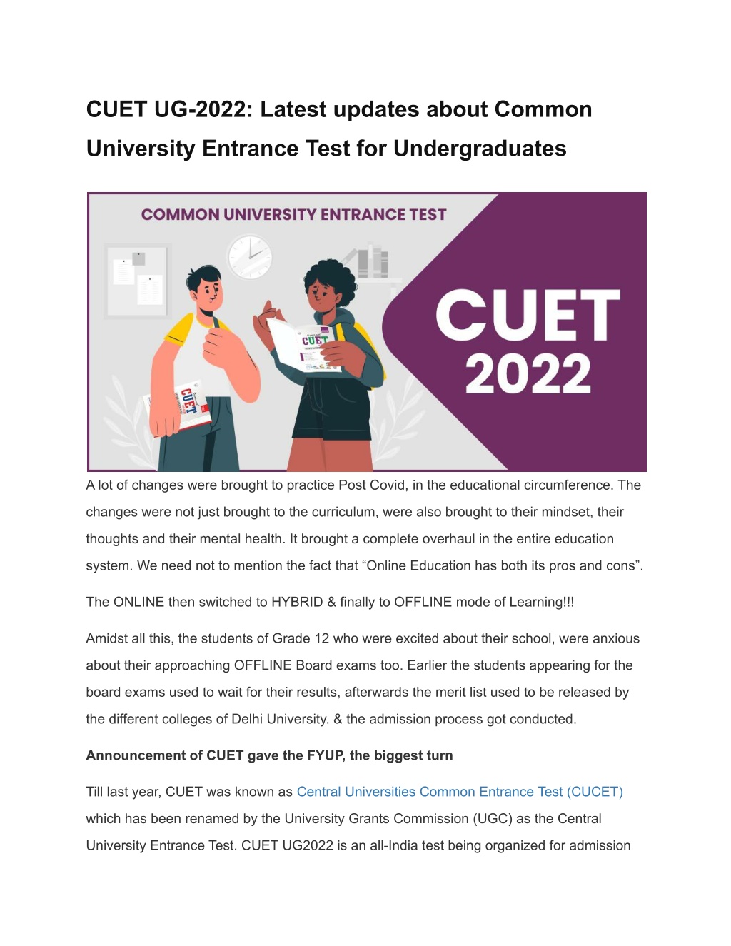 Ppt Cuet Ug 2022 Latest Updates About Common University Entrance Test For Undergraduates 4121