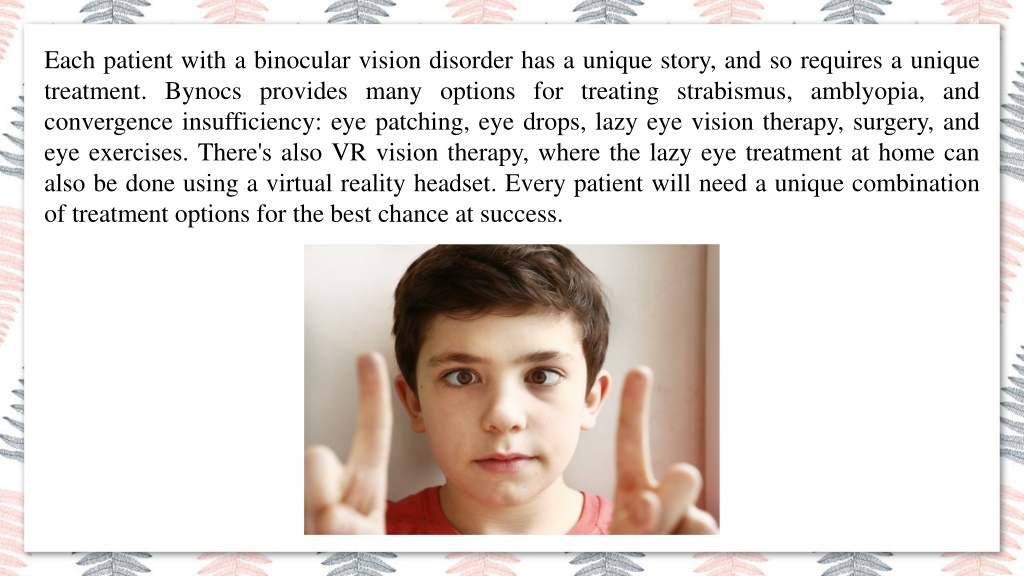 PPT Lazy Eye And Its Treatment PowerPoint Presentation, free download