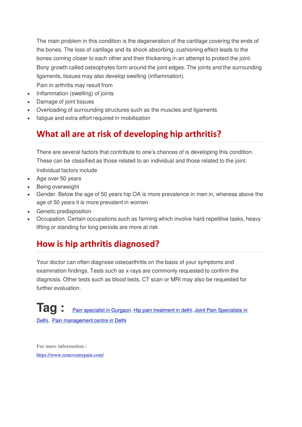 PPT - Hip Pain Treatment In Delhi PowerPoint Presentation, free ...