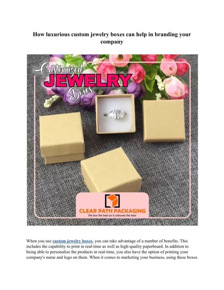 PPT Custom jewelry boxes PowerPoint Presentation, free download ID