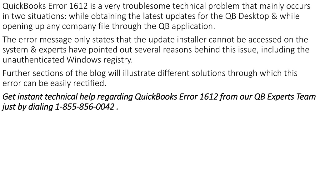 the assignment of application failed. the error was 1612