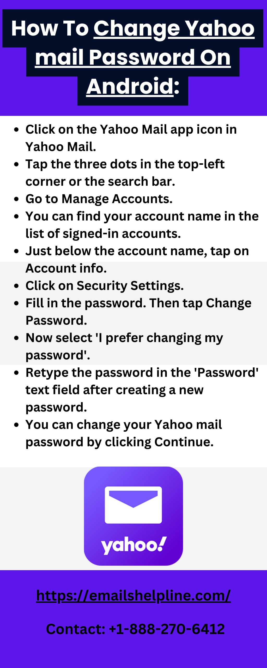 How Do I Change My Yahoo Password