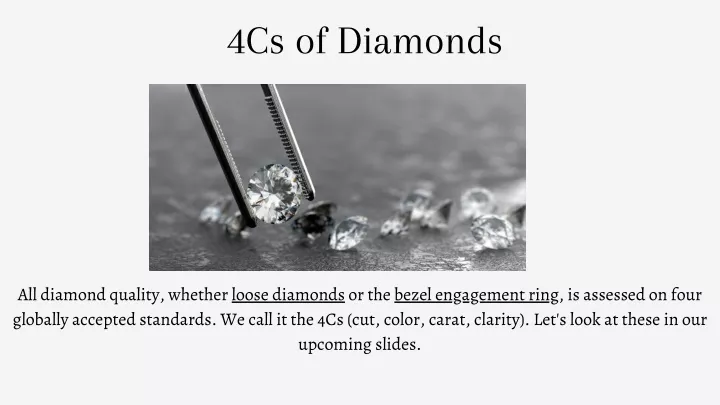 PPT - The 4Cs Of Diamonds PowerPoint Presentation, Free Download - ID ...