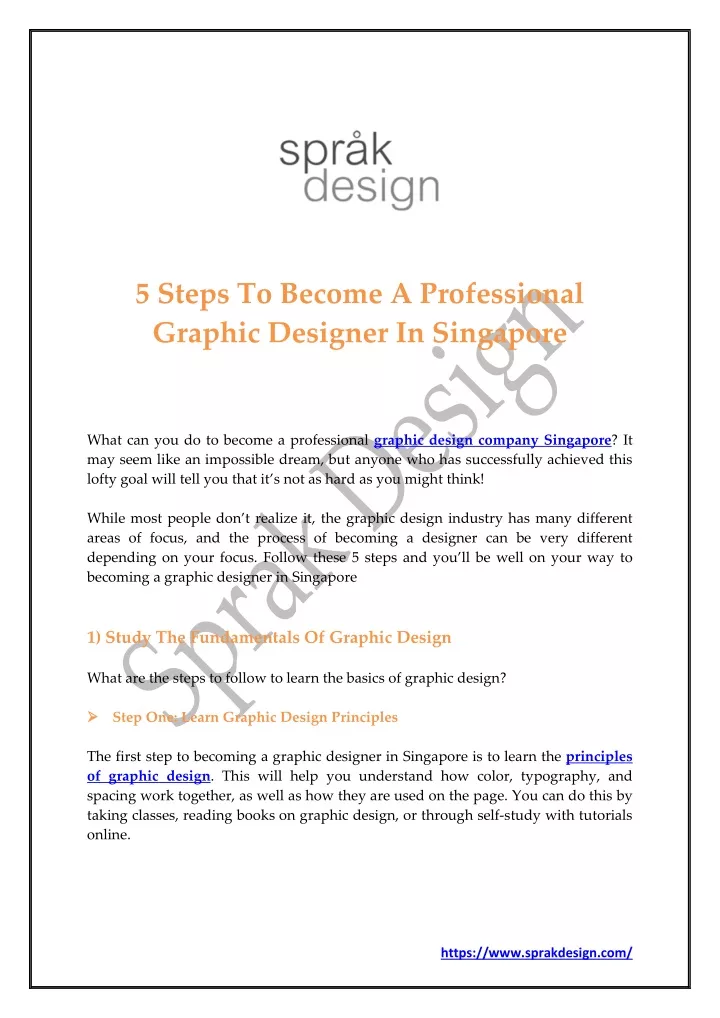 5 steps to become a professional graphic designer n.