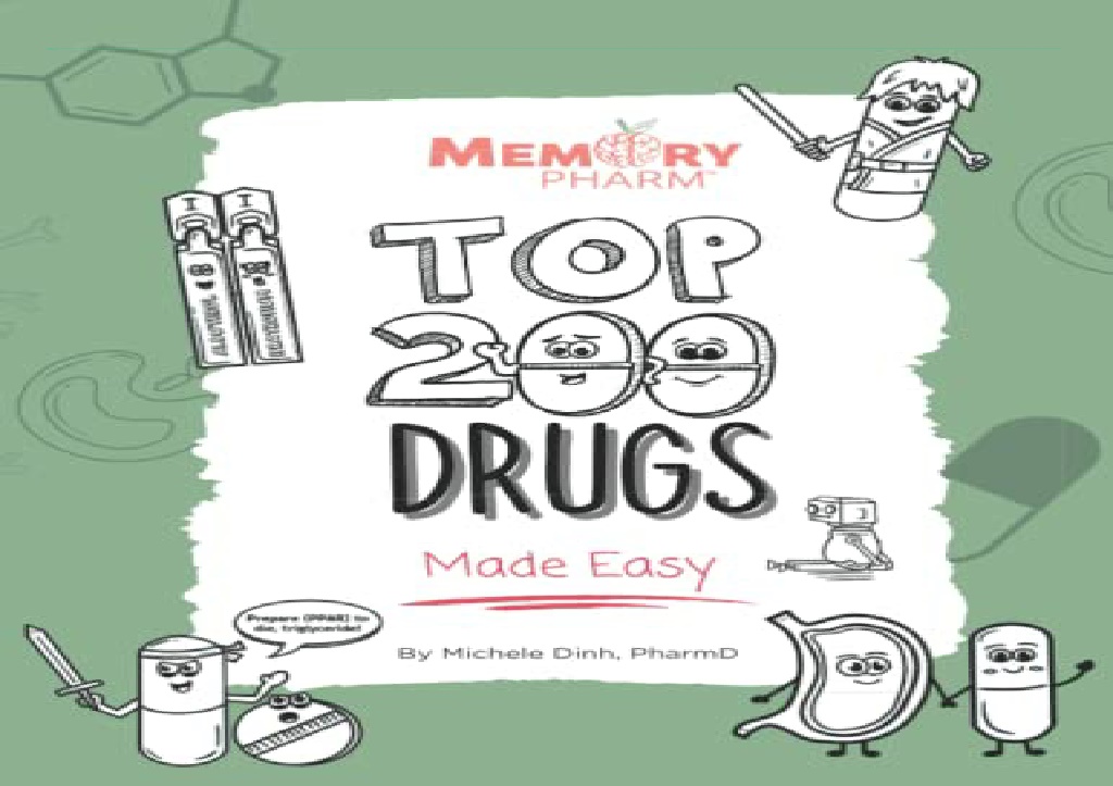 PPT PDF/BOOK Top 200 Drugs Made Easy Pharmacology Coloring Book ipad