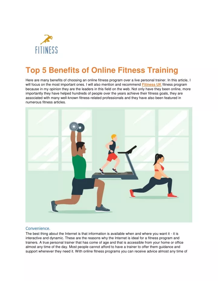 ppt-top-5-benefits-of-online-fitness-training-powerpoint-presentation