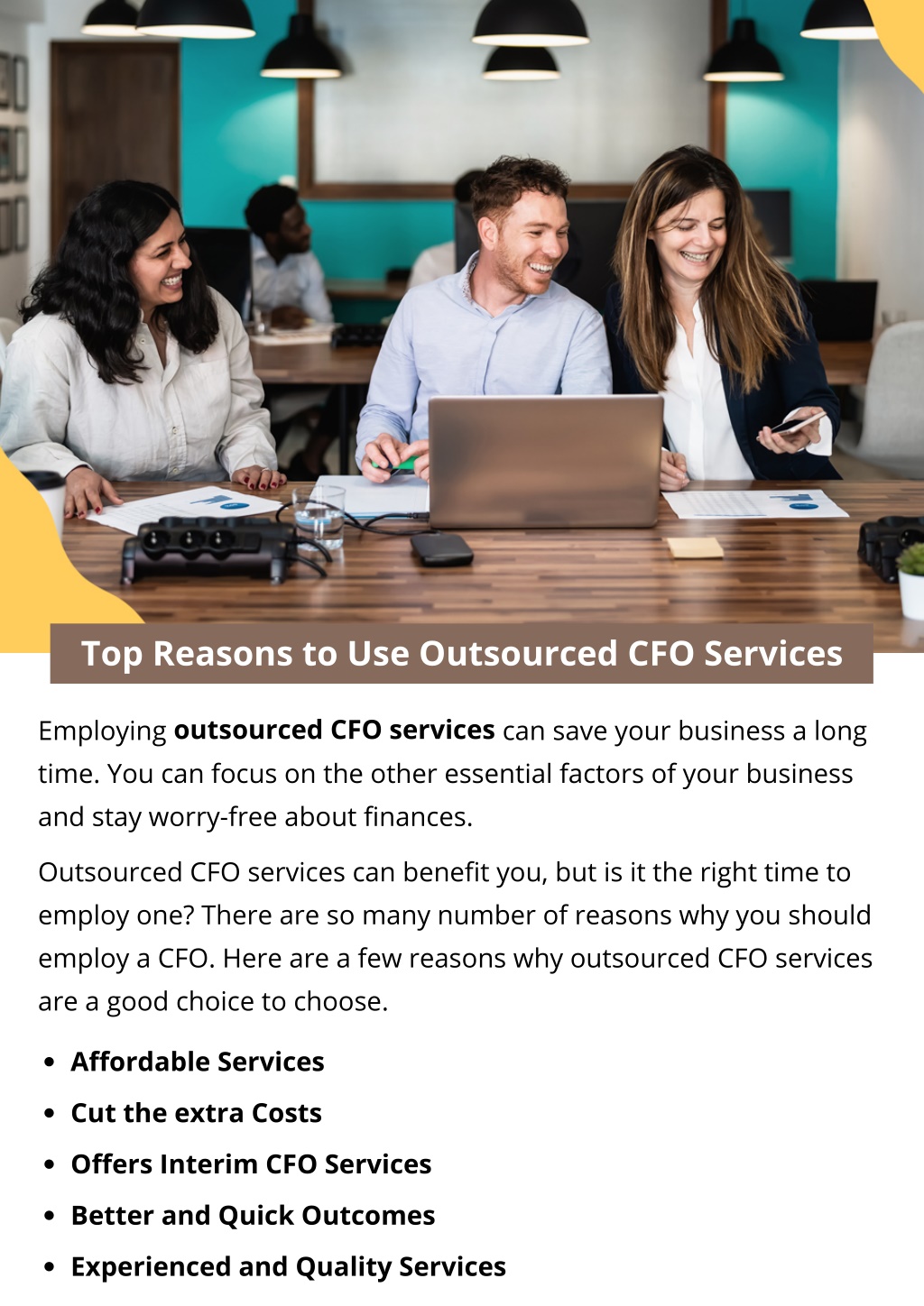 PPT - Top Reasons To Use Outsourced CFO Services PowerPoint ...