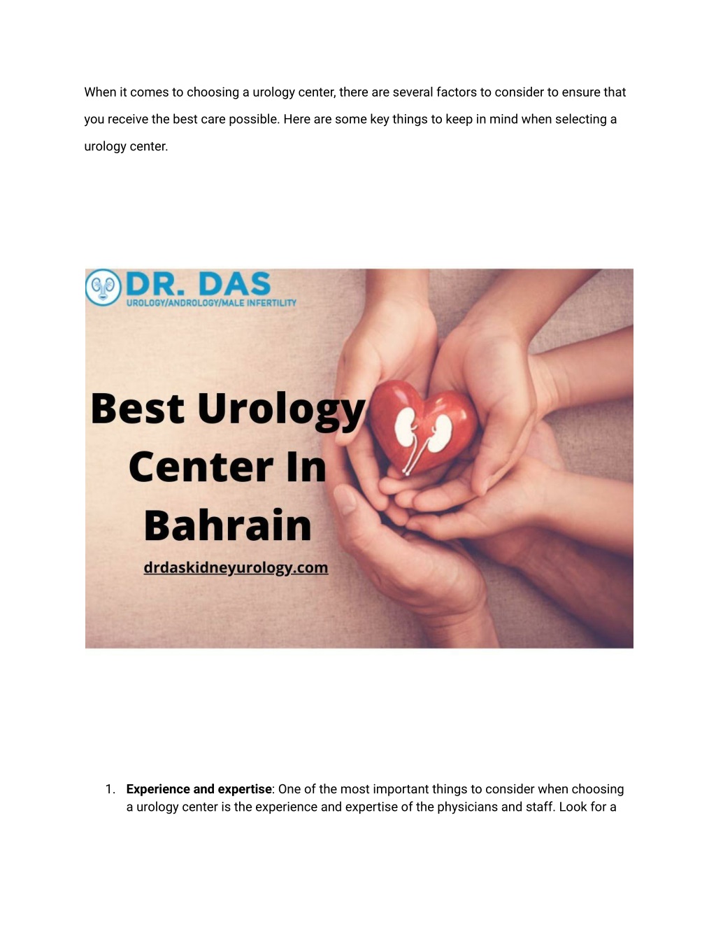 Ppt How To Choose Urology Center Powerpoint Presentation Free