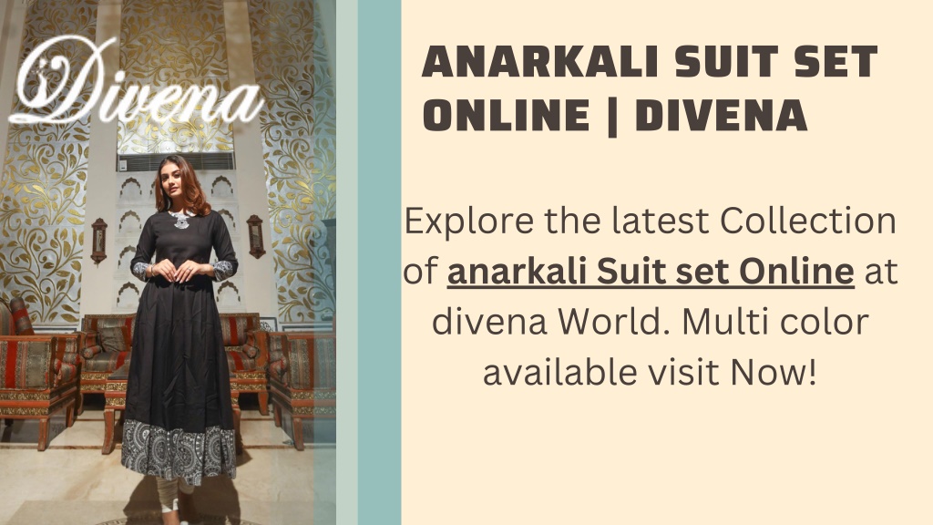 Find the Perfect Anarkali Kurti Set at Divena – divena world