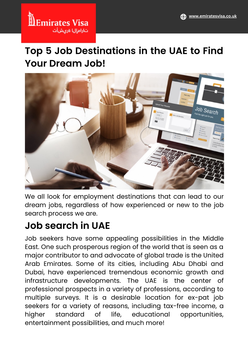 PPT - Top 5 Job Destinations in the UAE to Find Your Dream Job ...