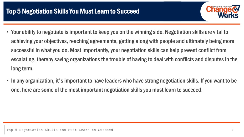 THE TOP 5 NEGOTIATION SKILLS YOU MUST KNOW TO SUCCEED   YouTube