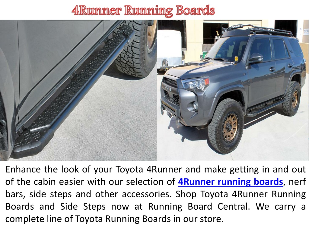 PPT 4Runner Running Boards PowerPoint Presentation, free download