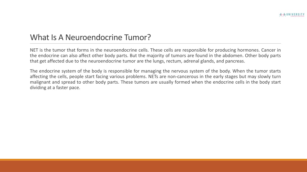 PPT - WHAT ARE NEUROENDOCRINE TUMORS (TYPES, SYMPTOMS, AND TREATMENT ...