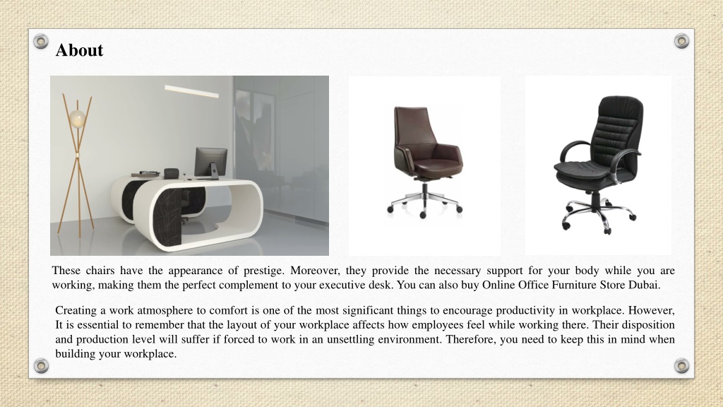 PPT - Buy Modern Office Furniture Dubai Designcraft.ae PowerPoint ...