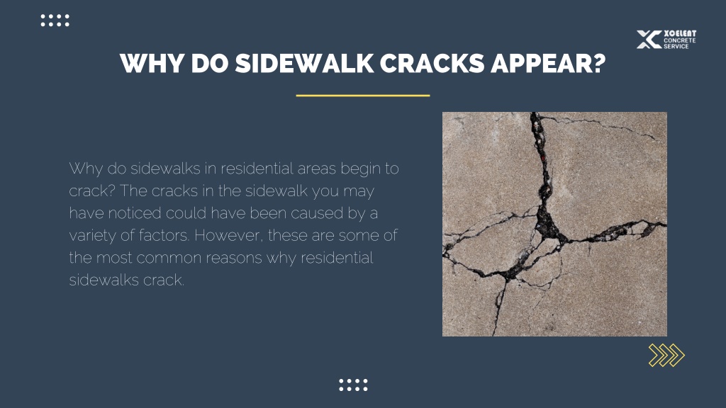 Ppt Factors That Cause Concrete Sidewalk Cracking And Solution