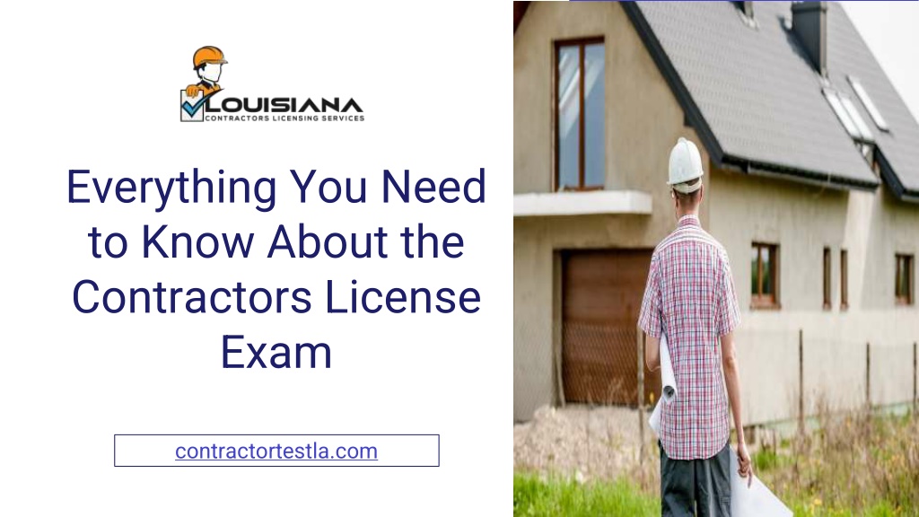 PPT - Contractors License Exam PowerPoint Presentation, Free Download ...