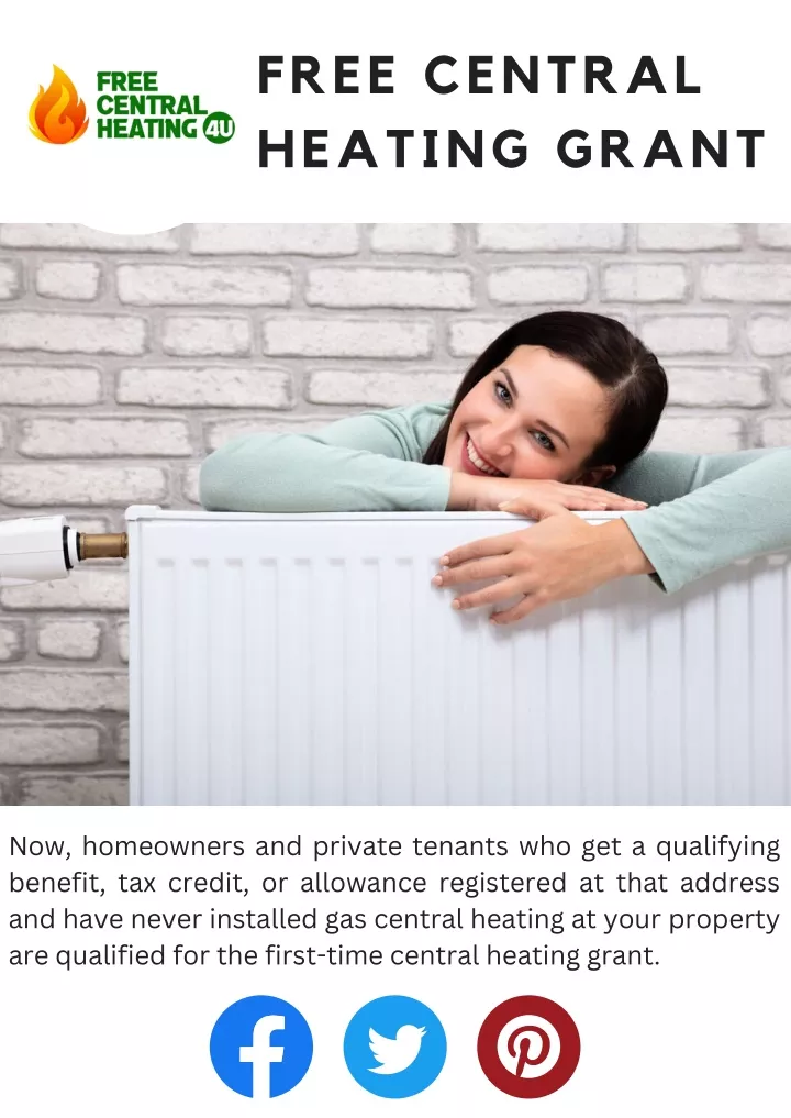 PPT First Time Free Central Heating Grant PowerPoint Presentation, free download ID11916891