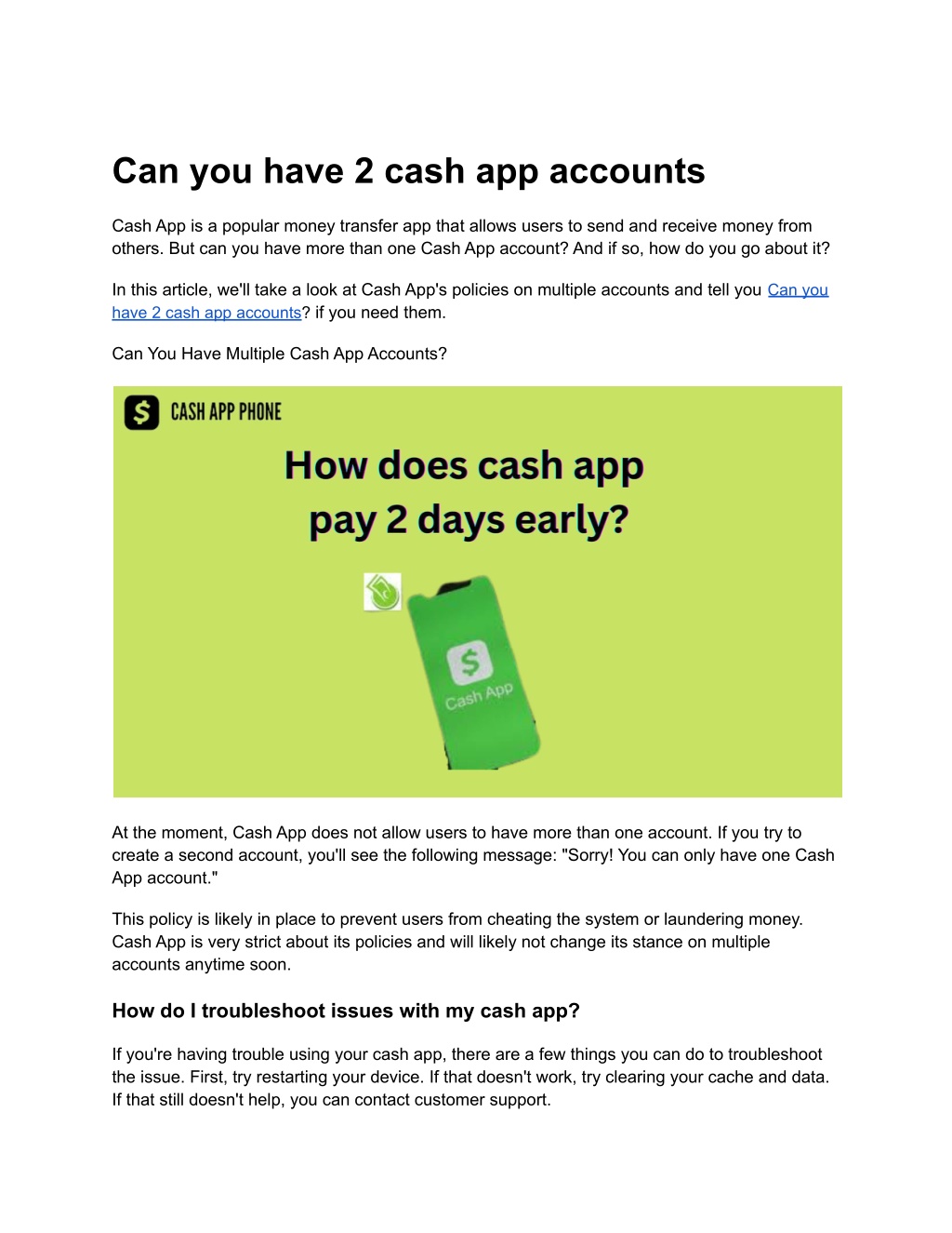 PPT Can you have 2 cash app accounts PowerPoint Presentation, free