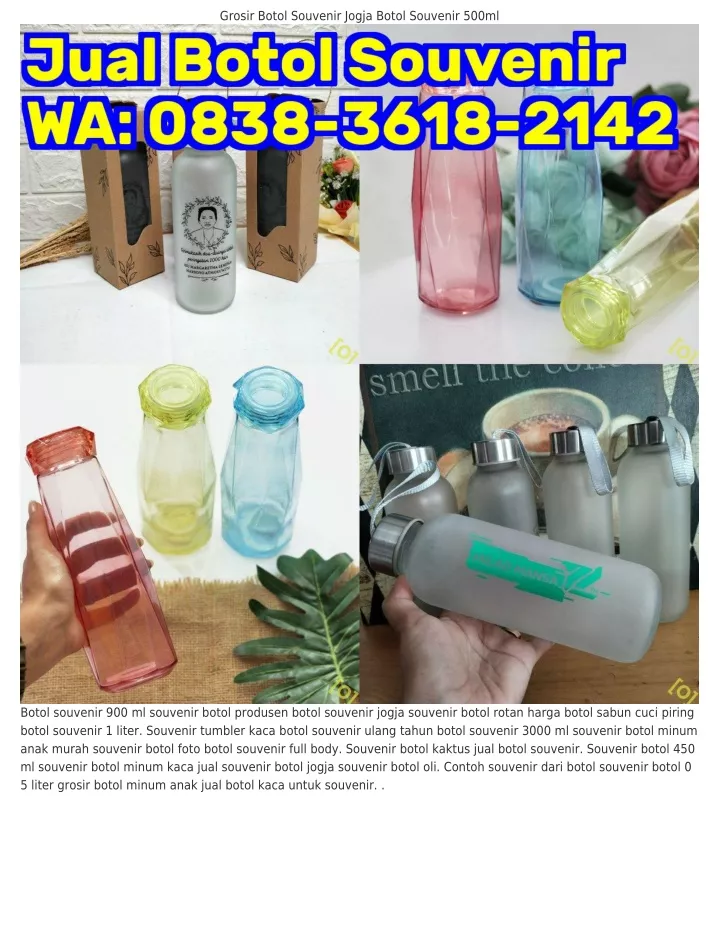 Ppt ౦8ᣮ8ᣮϬ18ᒿ1Կᒿ Wa Ukuran Botol Souvenir Botol Souvenir Xl Powerpoint Presentation Id 7491