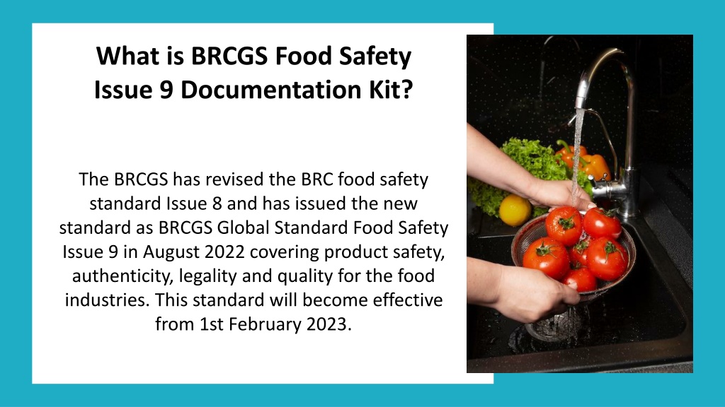 PPT - BRCGS Food Safety Issue 9 Documentation Kit PowerPoint ...