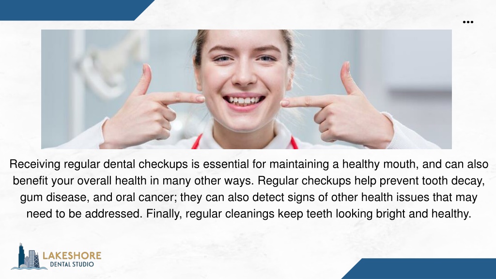 PPT 5 Benefits of Regular Dental CheckUps PowerPoint Presentation