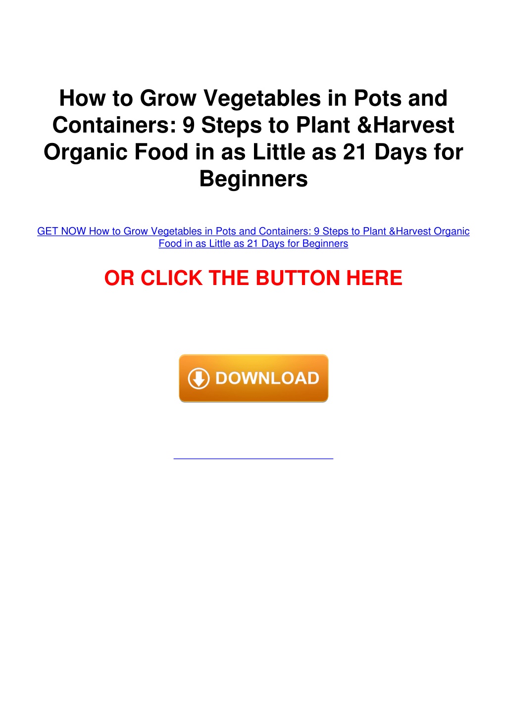 Ppt Pdfbook How To Grow Vegetables In Pots And Containers 9 Steps To Plant And Harve 9528
