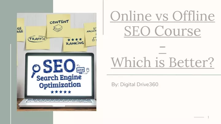 online vs offline seo course which is better n.