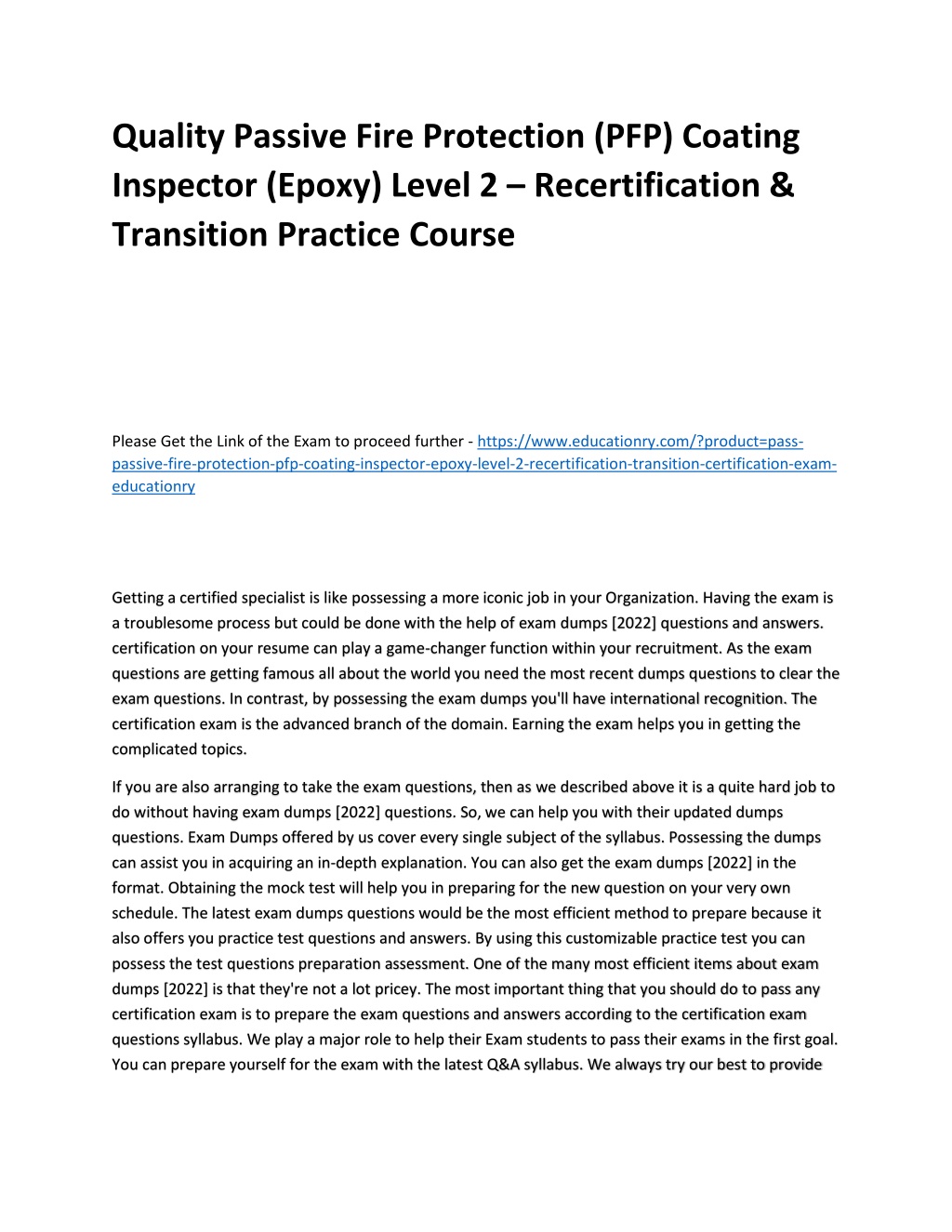 PPT - Passive Fire Protection (PFP) Coating Inspector (Epoxy) Level 2 ...