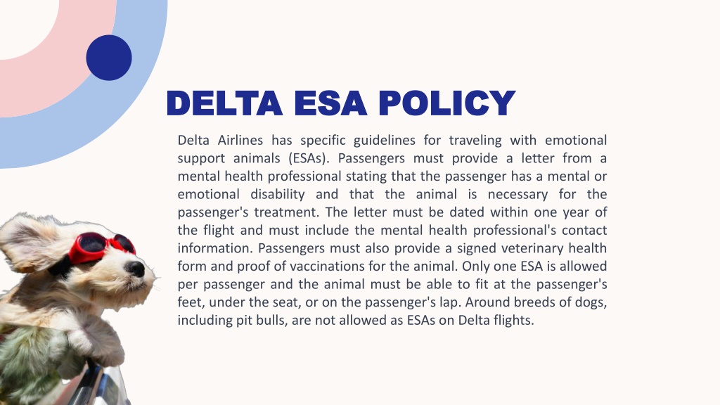 PPT Delta Airlines Pet Policy fly with your pet without any hassle