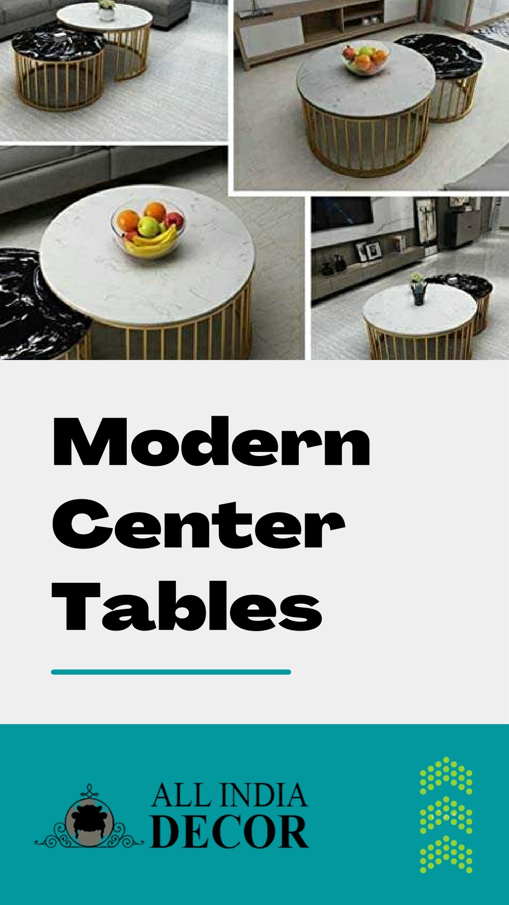 PPT Stylish & Modern Center Tables for Living Room Decor PowerPoint
