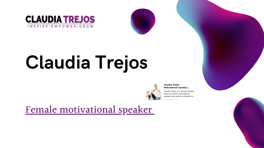 Ppt Against The Ropes Inspirational Story Of Claudia Trejos