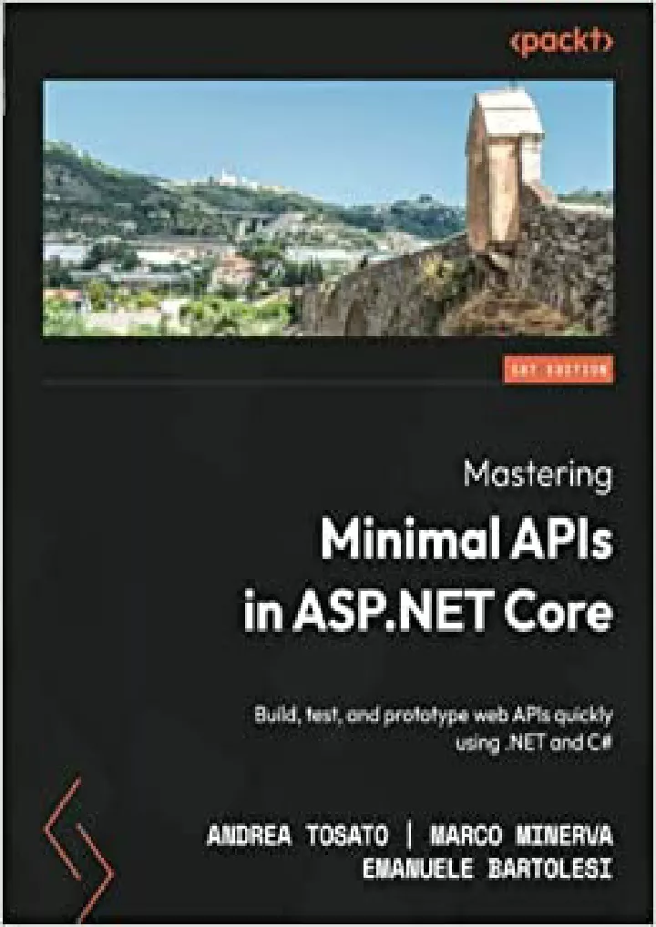 Ppt Mastering Minimal Apis In Asp Net Core Build Test And Prototype