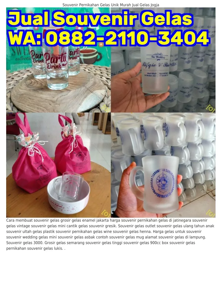 Ppt Ô88ᒿ•ᒿiiÔ•ЗᏎÔᏎ Wa Souvenir Gelas Murah Bandung Souvenir Pernikahan Gelas Di P Powerpoint 5978