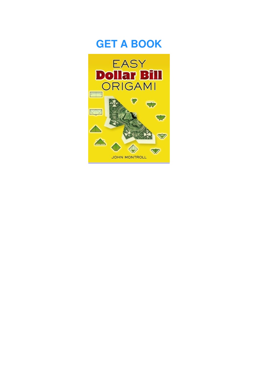 PPT - $PDF$/READ/DOWNLOAD Easy Dollar Bill Origami (Dover Origami ...