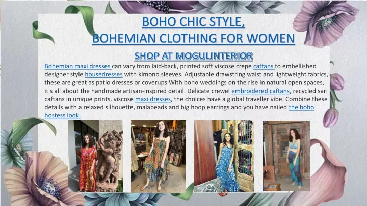 boho chic style bohemian clothing for women n.