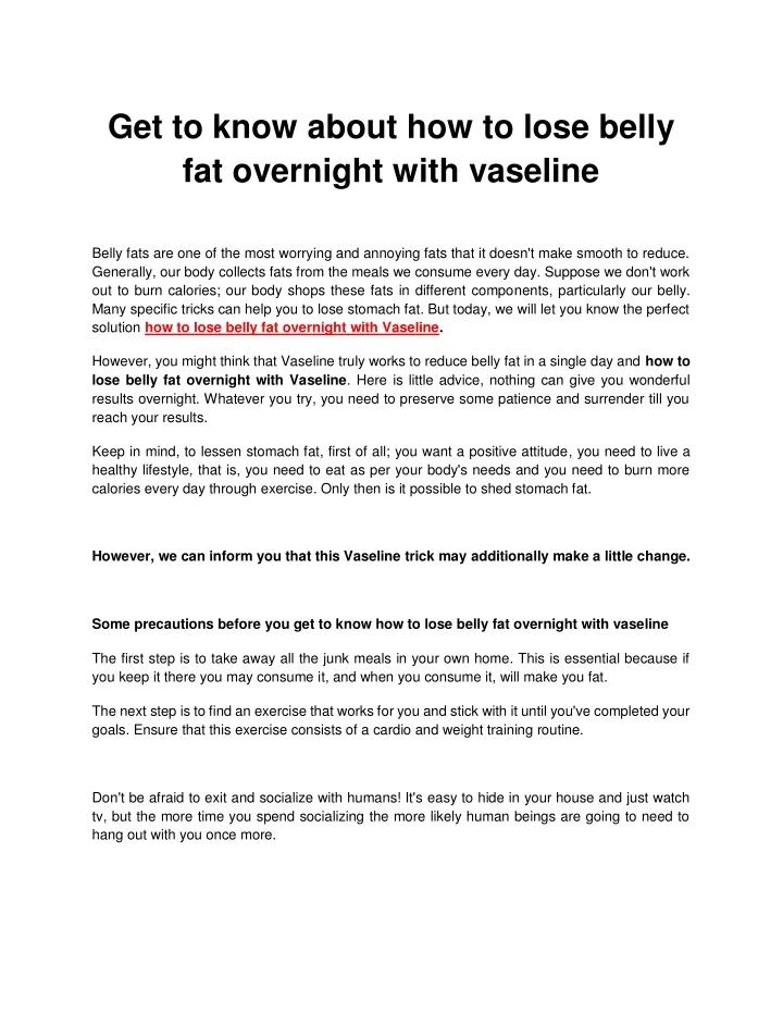 ppt-get-to-know-about-how-to-lose-belly-fat-overnight-with-vaseline