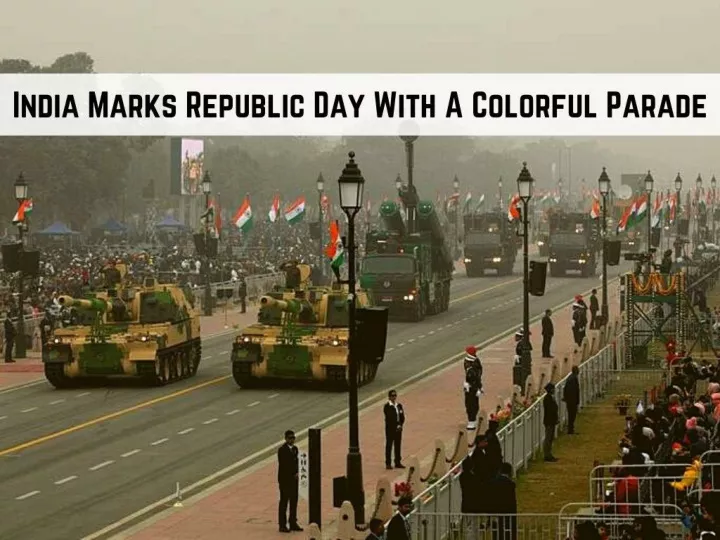 india marks republic day with a colorful parade n.