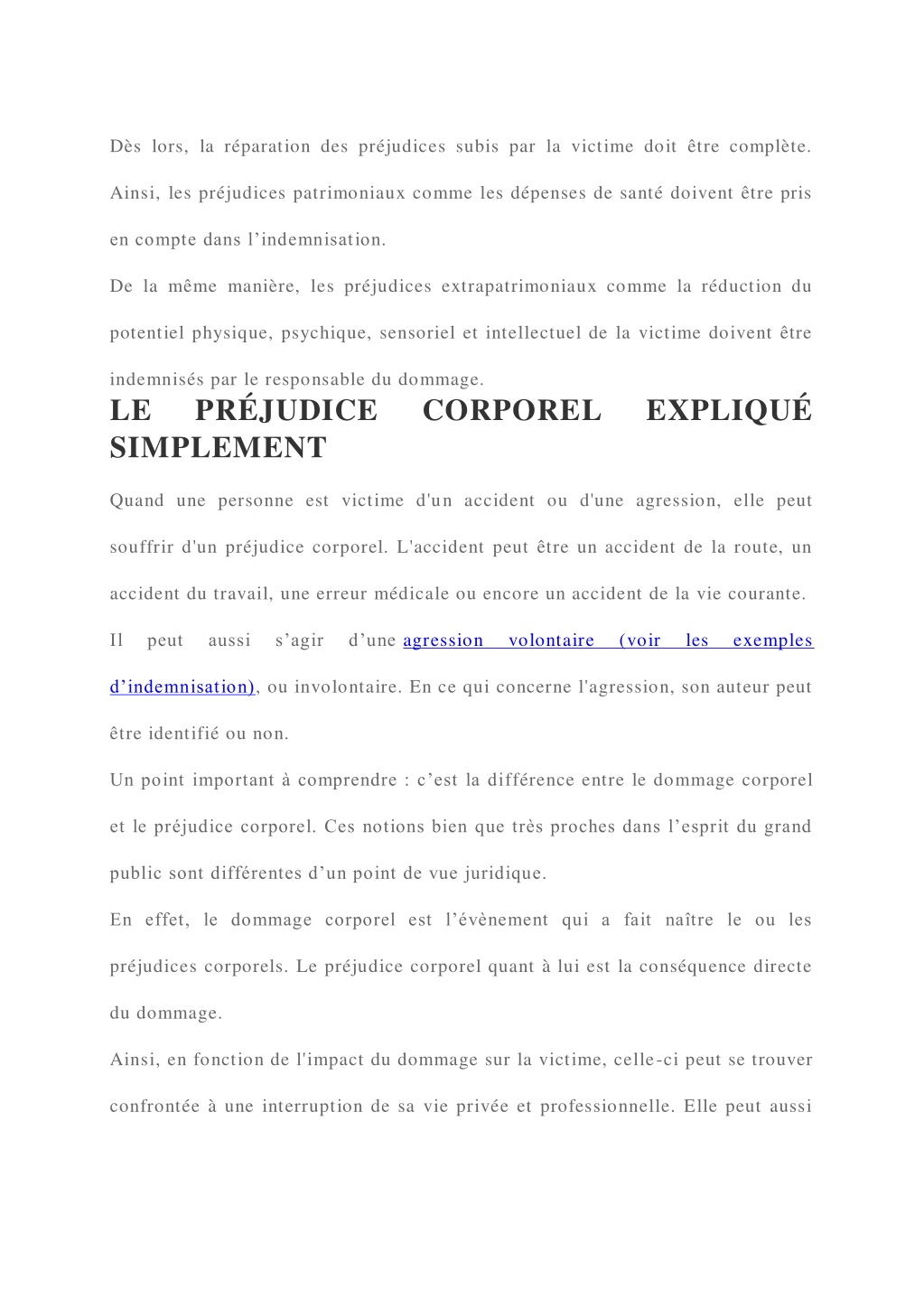 PPT Préjudice corporel Tous savoir PowerPoint Presentation free download ID