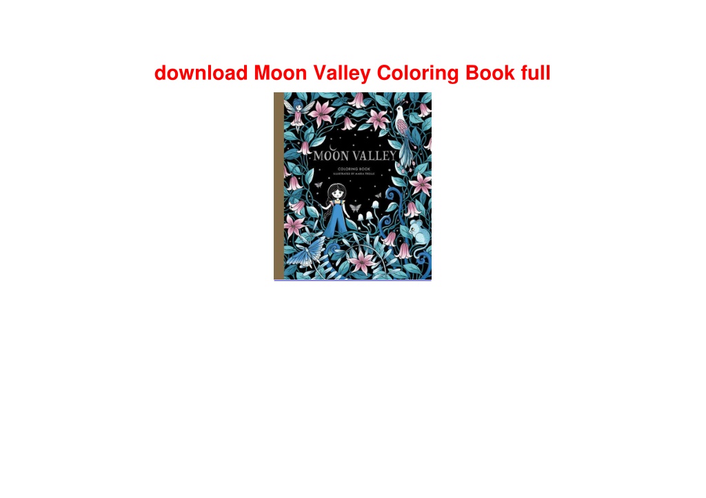 PPT download Moon Valley Coloring Book full PowerPoint Presentation