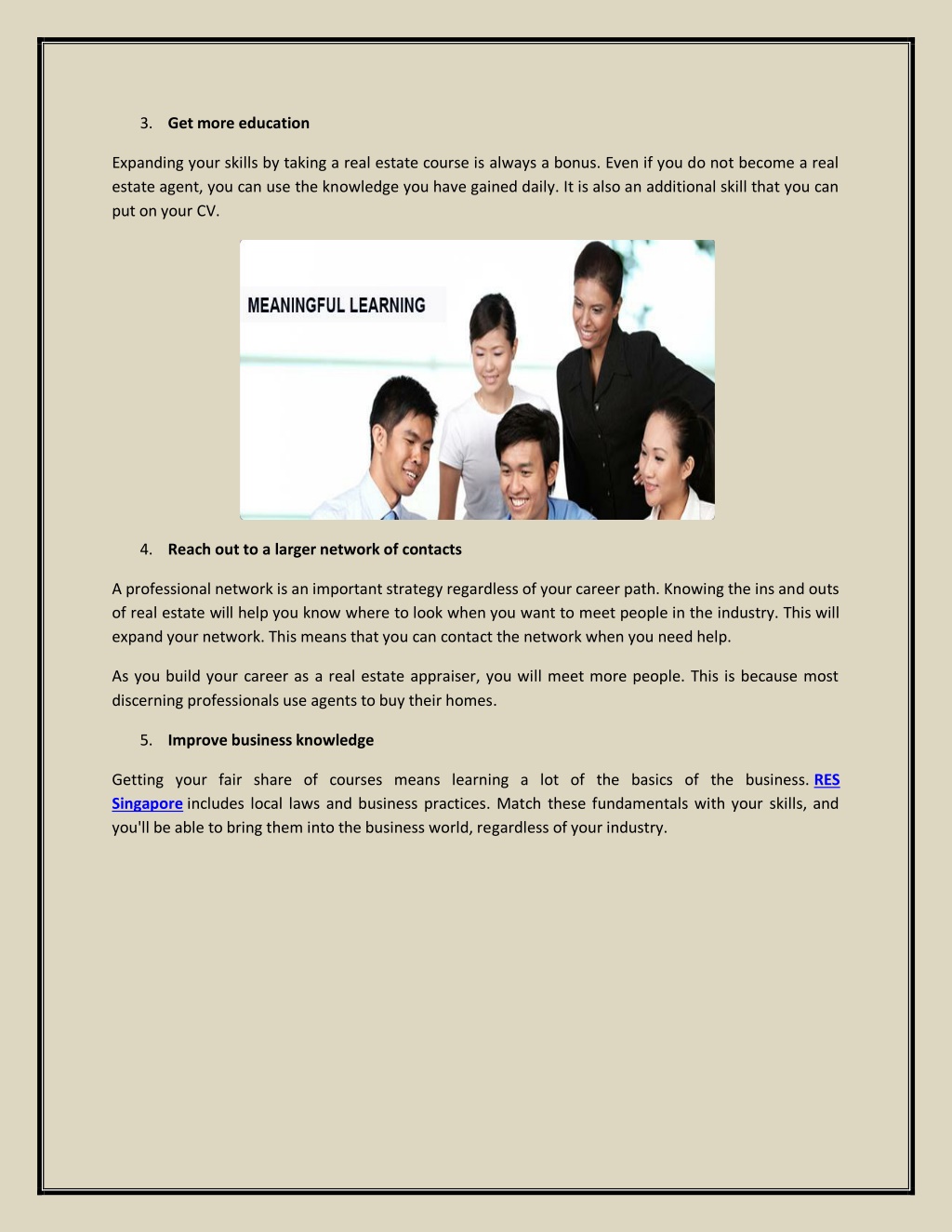 PPT 5 benefits of taking a real estate agent course PowerPoint