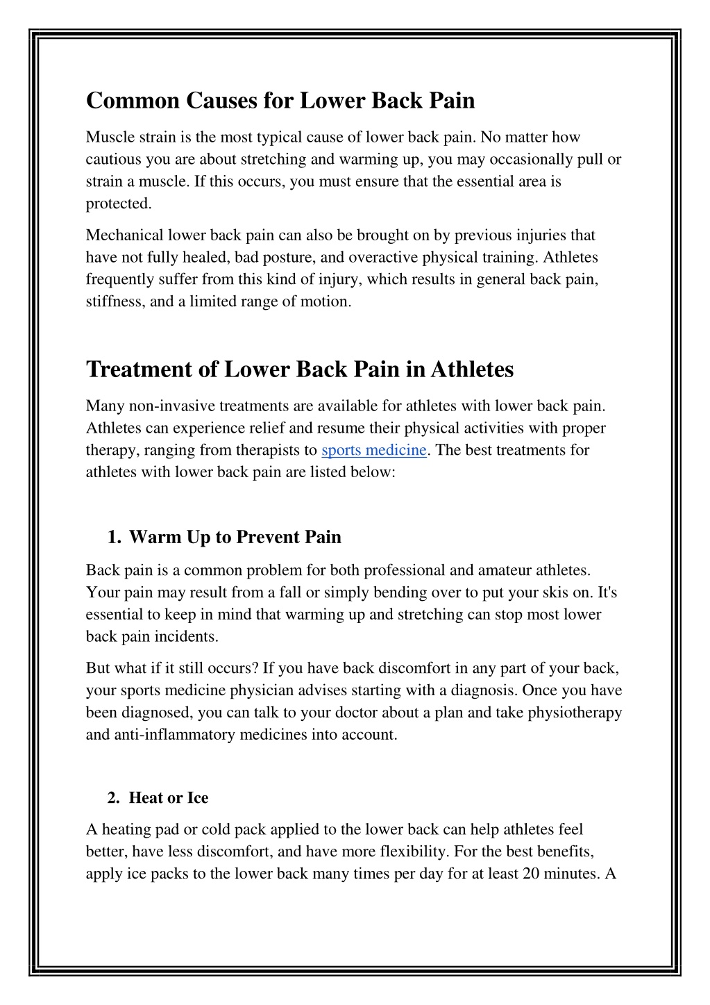 ppt-how-athletes-can-relieve-lower-back-pain-powerpoint-presentation