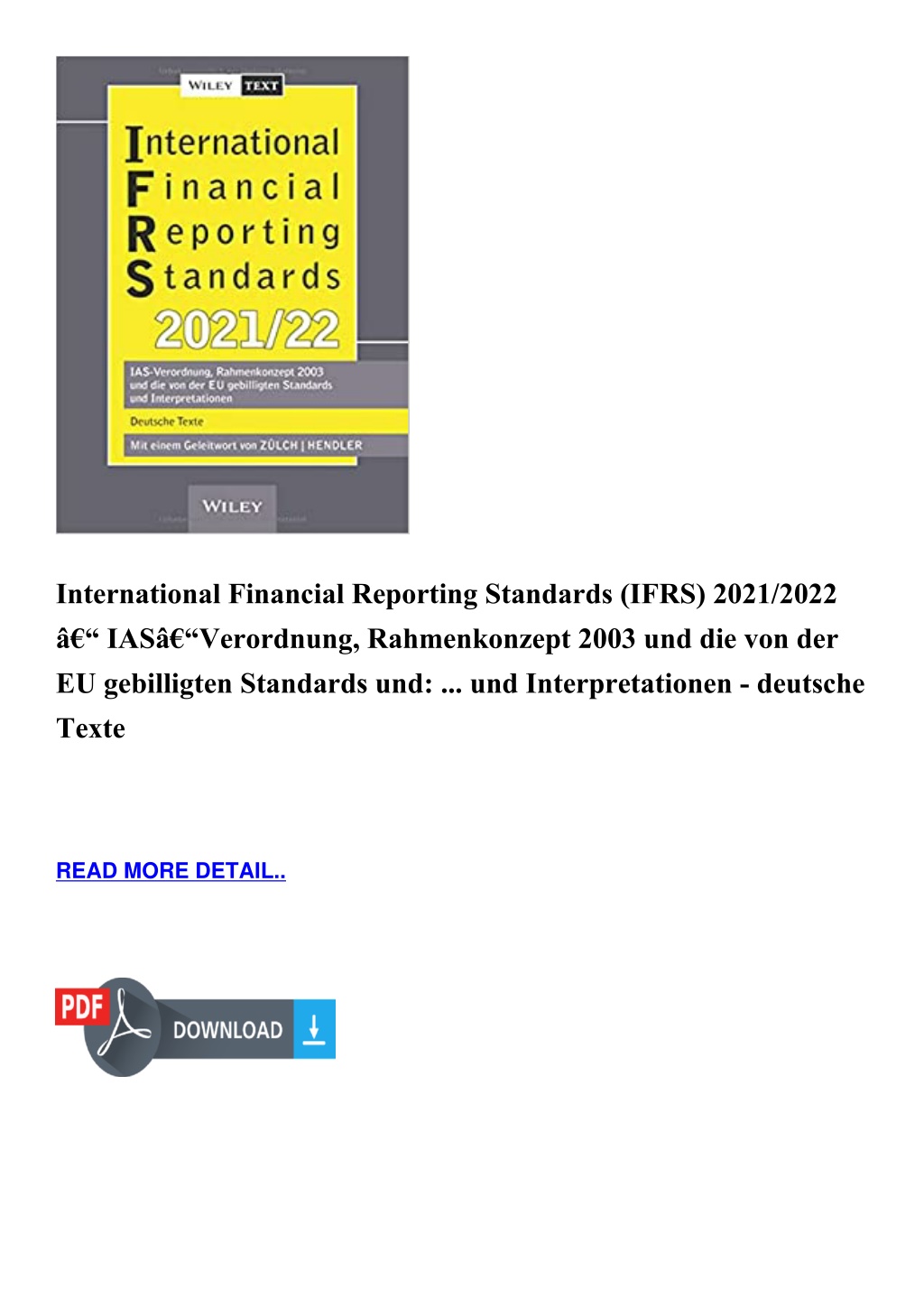 Ppt International Financial Reporting Standards Ifrs 2021 2022 â€“ Iasâ€“verordnung Powerpoint 6440